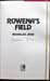 Rowena's Field - Nicholas Jose - Signature